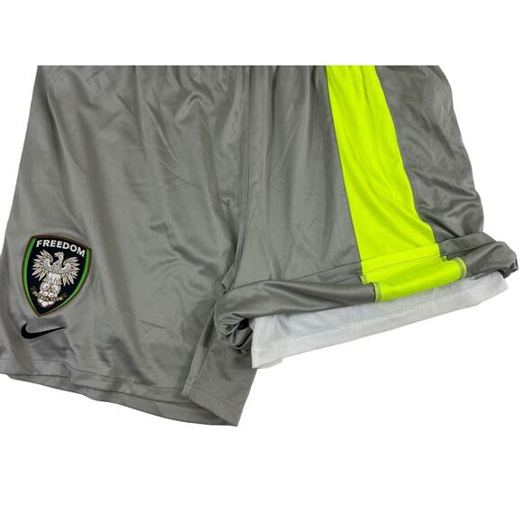 Nike Dri-Fit‎ Freedom Futbol Club Men Gray Lined Soccer Shorts Sz XL - Picture 7 of 8